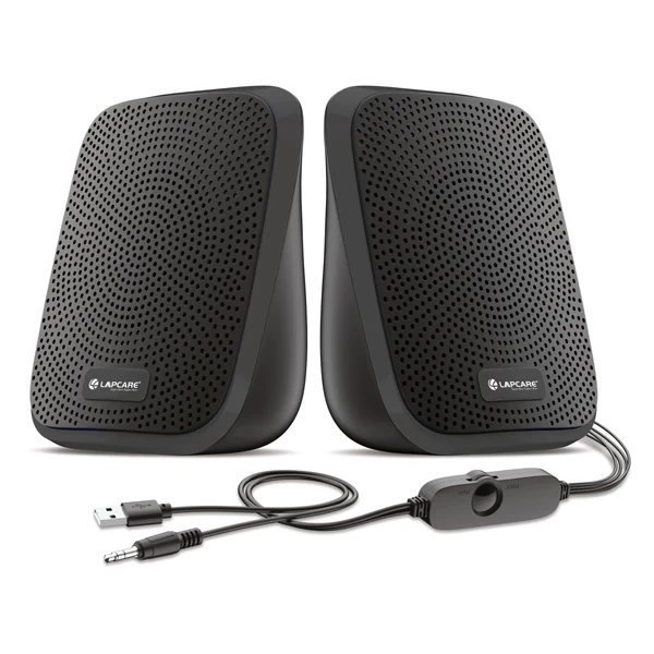 lapcare Twiny 2 computer speaker Black (LUS-204)