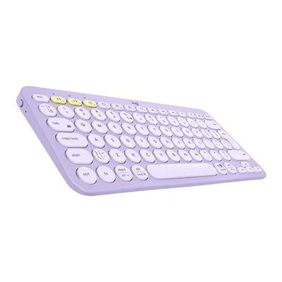 LOGITECH K380 Multi-Device Bluetooth Keyboard Lavender Lemonade