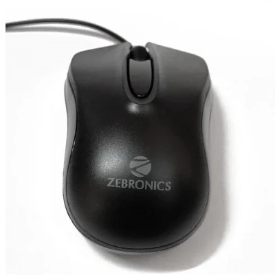 ZEBRONICS WING Wired Mouse Black