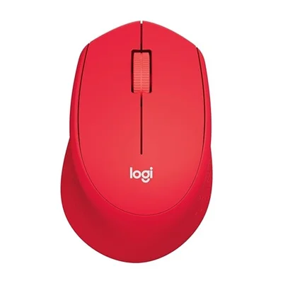 LOGITECH M331 Silent Plus Mouse Red