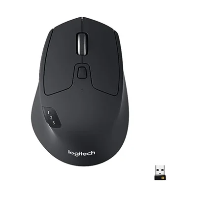 LOGITECH  M720 Triathlon Multi-device Wireless Mouse Black