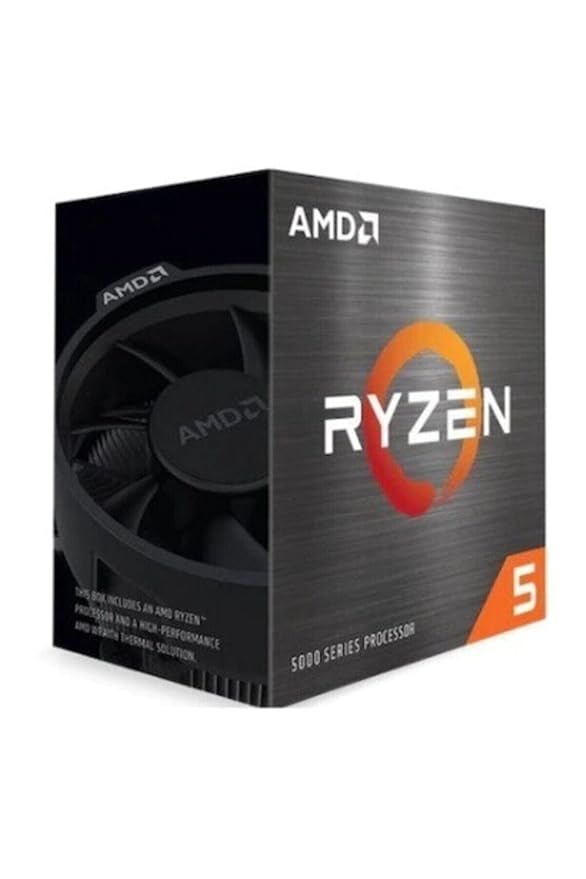 AMD 5000 Series Ryzen 5 5600X Desktop Processor 6 cores 12 Threads 35 MB Cache 3.7 GHz Upto 4.6 GHz AM4 Socket 500 Series Chipset (100-100000065BOX)