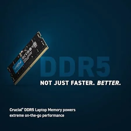 Crucial 8GB DDR5-5200 SODIMM CL42 (16Gbit)