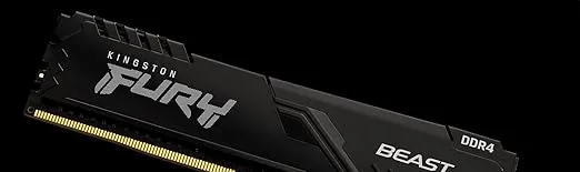 Kingston Fury 16GB 3600MHz DDR4 CL18 DIMM Fury Beast Black, KF436C18BB/16