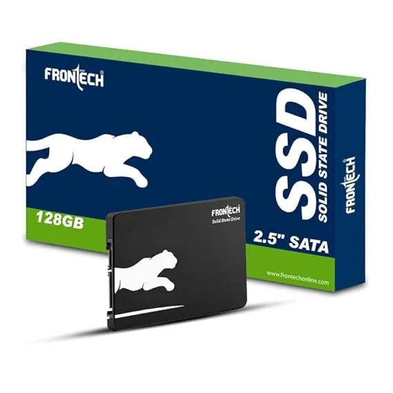 FRONTECH 256GB Internal SSD, 2.5 SATA3, TLC+SMI, Low Energy Consumption, Ultra Fast with Read/Write Speed Upto 500/480 Mbps, (SSD-0027, Black & White)