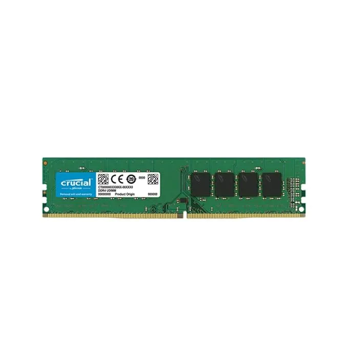 crucial Crucial Basics 8GB DDR4 1.2v 2666Mhz CL19 UDIMM RAM Memory Module for Desktop, Green