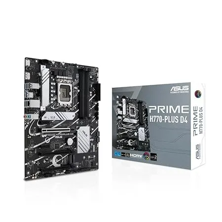 ASUS Intel Prime H770-Plus D4 13.12Th Generation Lga1700 Compatible With H770 Equipped Atx Mother Board / Domestic Authorized Dealer, DDR4