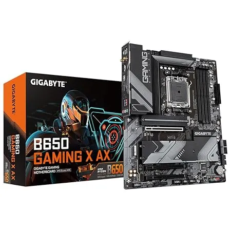 Gigabyte B650 Gaming X AX AMD B650 Socket AM5 ATX DDR5-SDRAM Motherboard