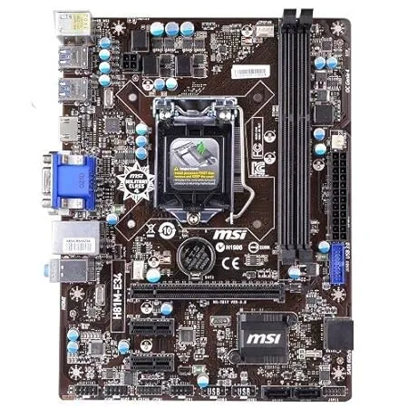 intel MSI H81M-E34 Motherboard for 4th and 4th refresh/5th Generation Intel i3/i5/i7 Processors (OEM with IO Shield only)?