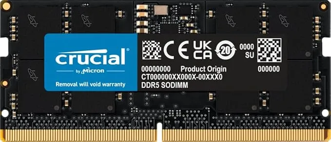 Crucial Basics 16GB DDR5-4800 SODIMM