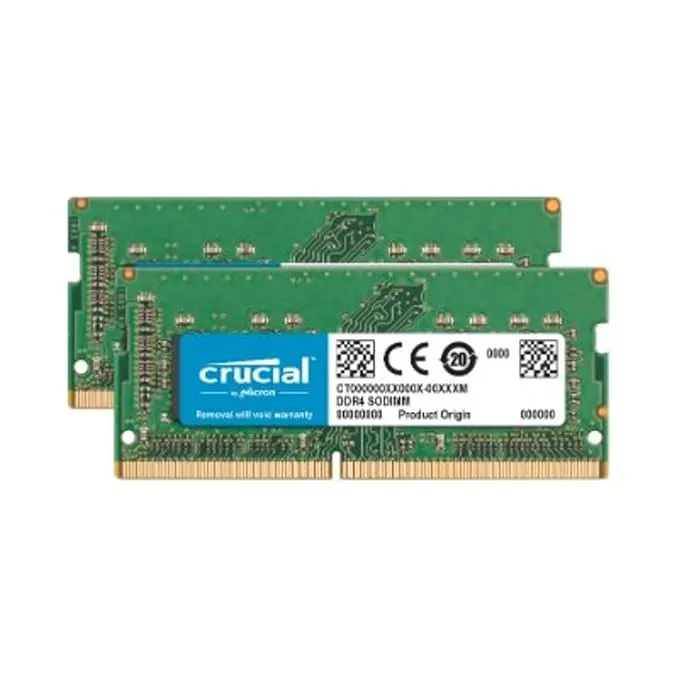 Crucial 16GB Kit (8GBx2) DDR4 2400 MT/s (PC4-19200) SR x8 SODIMM 260-Pin for Mac - CT2K8G4S24AM