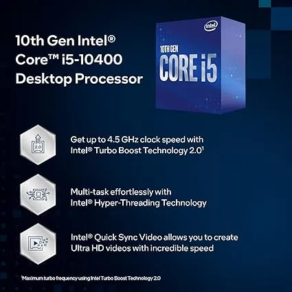 Intel® Core i5-10400 Processor (12M Cache, up to 4.30 GHz) BGA 437 Socket