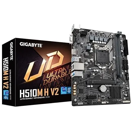 GIGABYTE Micro ATX Motherboard H510M H, S-1200, Intel H510 Express, HDMI, 64GB DDR4 for Intel