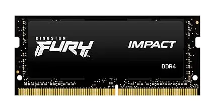 Kingston FURY Impact 32GB 3200MHz DDR4 CL20 Laptop Memory Single Stick KF432S20IB/32