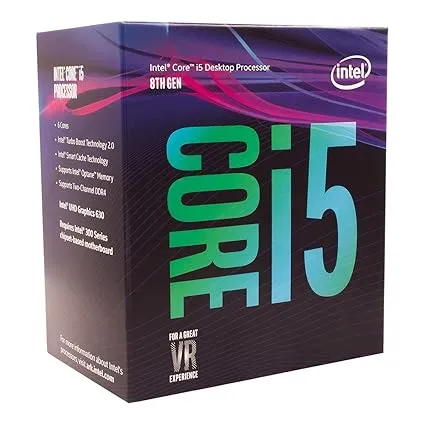 Intel® Core™ i5-8600 Processor 9M Cache, 3.10 GHz up to 4.30 GHz / 8th Generation / 6 core/ DDR4/ Intel® UHD Graphics 630