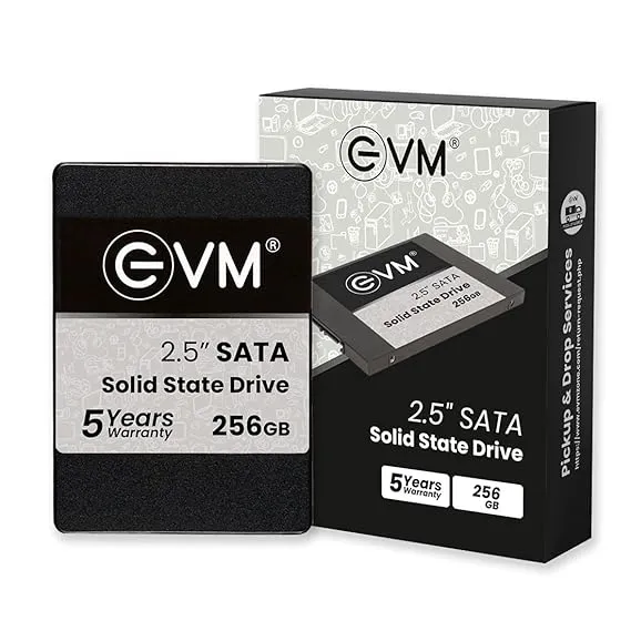 EVM EVM25/256GB 256GB SSD 2.5"(6.35 CM) INCH SATA, Solid State Drive