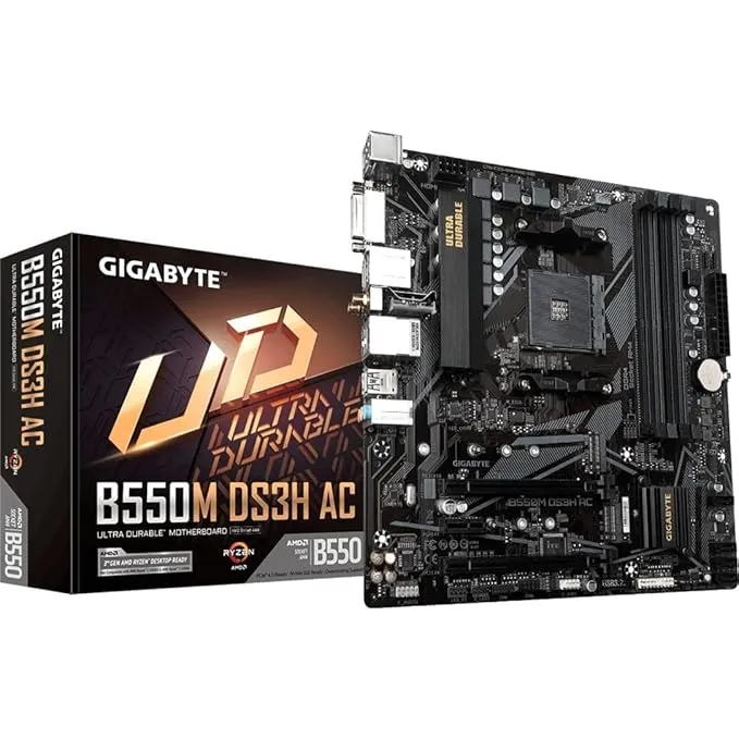 Gigabyte AMD B550 Ultra Durable MicroATX Motherboard Socket AM4 DDR4