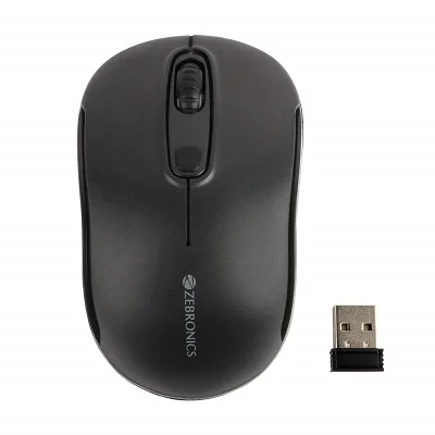 ZEBRONICS-DASH PLUS Wireless Mouse Black