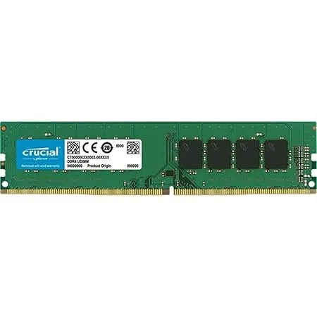 Crucial 8GB Single DDR4 3200 MT/s (PC4-25600) CL22 SR x8 Unbuffered DIMM 288-Pin Memory - CT8G4DFS832A