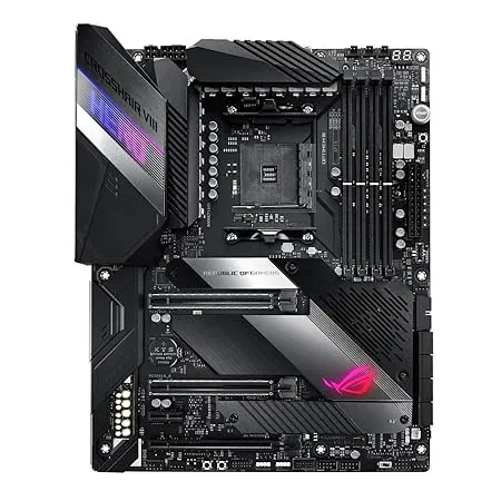 ASUS Rog Crosshair Viii Hero X570 Atx Motherboard With Pcie 4.0, Integrated 2.5 Gbps Lan, Usb 3.2, Sata, M.2, Node And Aura Sync Rgb Lighting, ddr_4