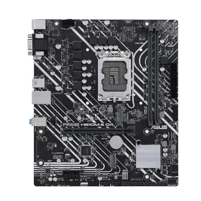 Asus Prime H610M-Cs D4 Motherboard for Intel 12Th Gen Processors - Lga1700 Socket - Atx, Ddr4