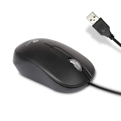 ZEBRONICS SPRINT Wired Mouse Black