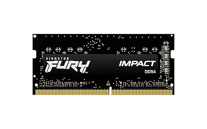 Kingston FURY 16GB 3200MHz DDR4 CL20 SODIMM Fury Impact, Black (KF432S20IB/16)