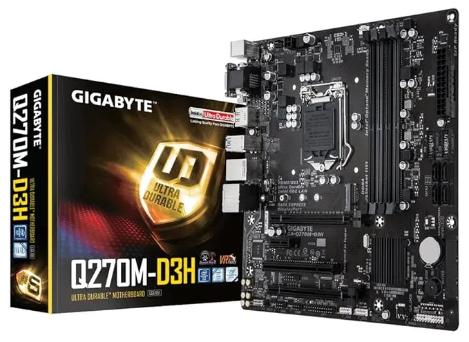 Gigabyte Motherboard (GA-Q270M-D3H)