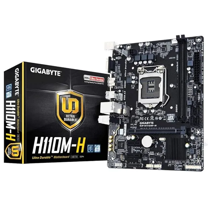 Gigabyte GA-H110M-H DDR3 Intel H110 LGA1151 Micro ATX motherboard