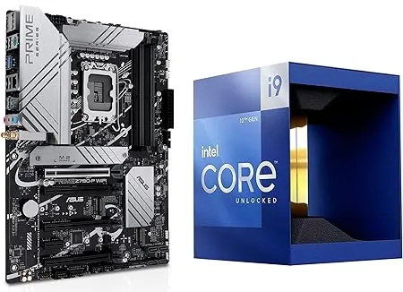 ASUS Prime Z790-P WiFi LGA 1700 (Intel 12th, 13th & 14th Gen) ATX Motherboard, Bundle with Intel Core i9-12900K 12th Gen Alder Lake 16-Core LGA 1700 (Box) Processor