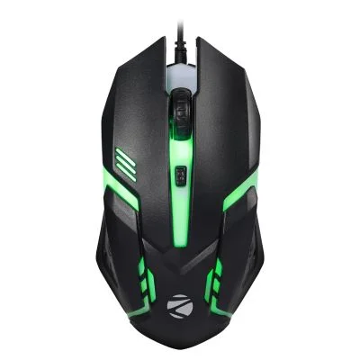 ZEBRONICS UZI RGB Gaming Wired Mouse Black