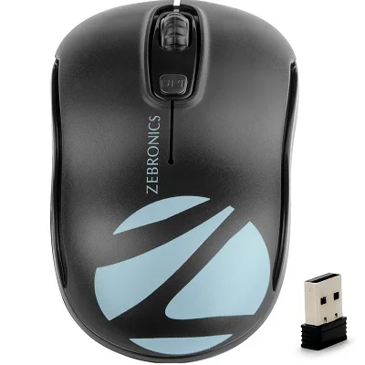 ZEBRONICS DASH Wireless Mouse Black