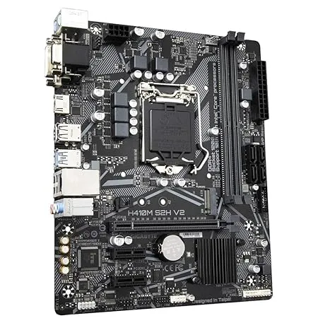 Gigabyte H410M S2H V2 Micro Atx Motherboard For Intel Lga 1200 Cpus - Ddr4