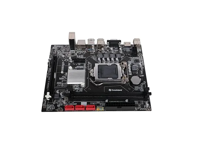 Consistent H-110 Motherboard 6th,7th Gen i3, i5, i7, DDR4 Slots for RAM, with GMA 950 Graphic Card, Motherboard with Sound Card, SATA 2&3, 3Y Warranty