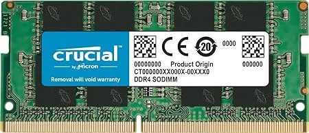 Crucial CT16G4SFD824A 16GB 2400MHz 260-Pin SODIMM Laptop Memory (CT16G4SFD824A)