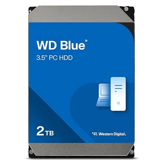 Western Digital 2Tb Wd Blue 3.5" sata_6_0_gb 6 Gb/S Pc Hard Drive