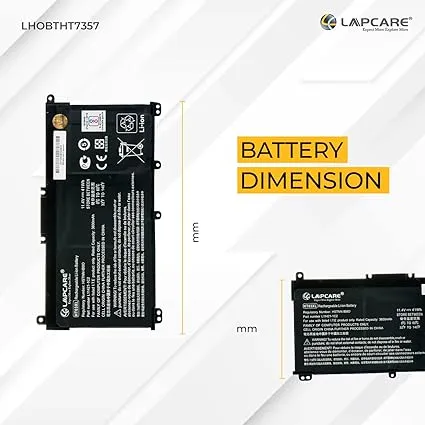 Lapcare HT03XL L11119-855 Laptop Battery for HP Pavilion 14-CE 14-CF 14-DF 15-CS 15-DA 15-DB 15-DW TPN-I130/I131/I132 L11421-422 HSTNN-LB8M 17-AR050WM 920046-121 421 541 Laptop Battery