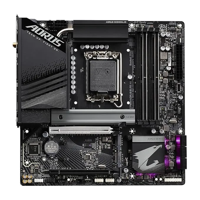 GIGABYTE Z790M Aorus Elite Ax Lga1700 Micro ATX DDR Motherboard (Z790M-Aorus-Elite-Ax)