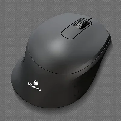 ZEBRONICS AKO Wireless Mouse Black