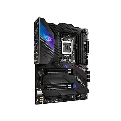 ASUS Rog Strix Z590-E Gaming Wifi 6E Lga 1200(Intel 11Th/10Th Gen) Atx Gaming Motherboard (Pcie 4.0, 14+2 Power Stages, Ddr4 5333+, Dual Intel 2.5 Gb Lan,Thunderbolt 4, 4Xm.2/Nvme Ssd And Aura Rgb)