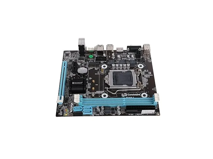 Consistent H-81 Motherboard 4th Gen i3, i5, i7, DDR3 Slots for RAM, with GMA 950 Graphic Card, Motherboard with Sound Card, SATA 2&3, 3Y Warranty