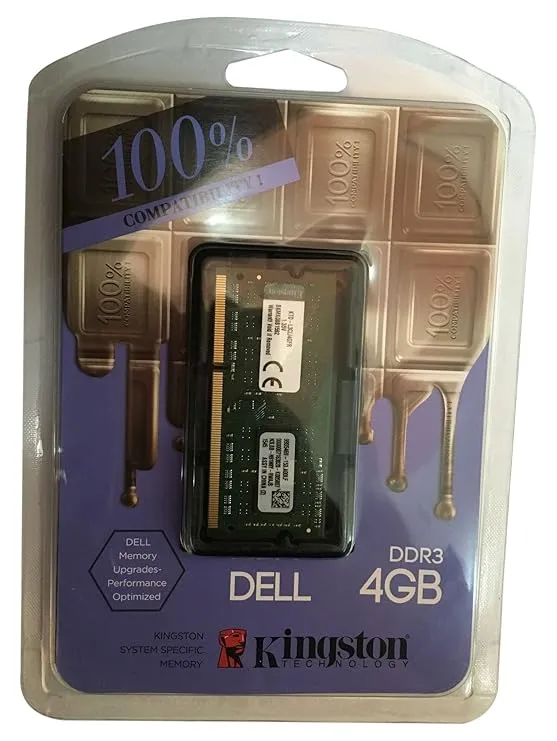 Kingston DDR3 4 GB (1 x 4 GB) Dell Laptop RAM (KTD-L3CL/4GFR)