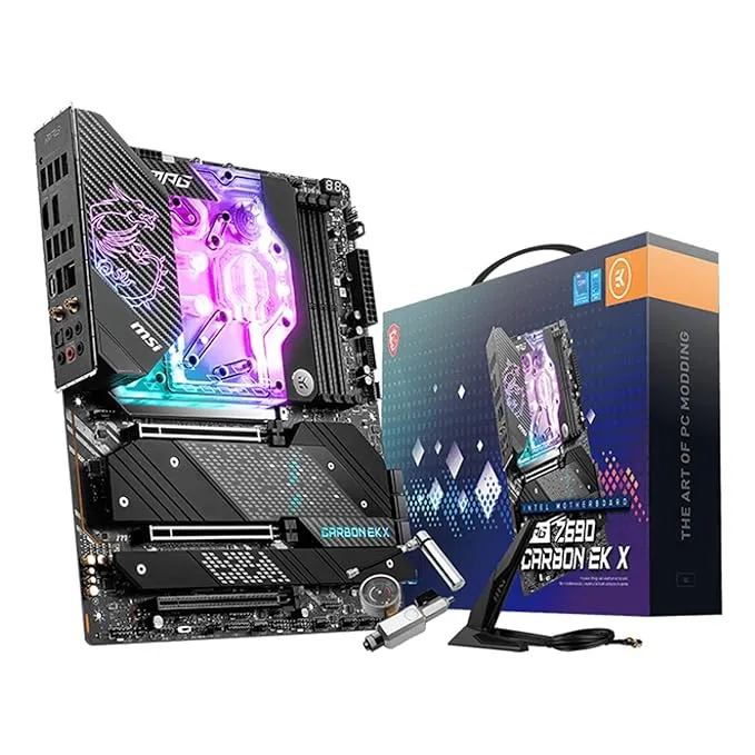 intel MSI Mpg Z690 Carbon Ek X Atx Gaming DDR4 Motherboard