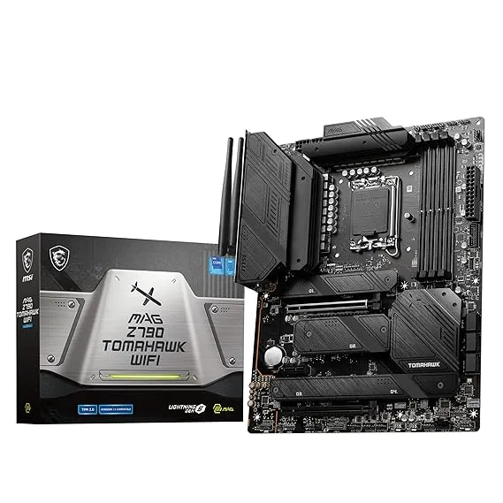 intel MSI MAG Z790 TOMAHAWK WIFI DDR5 Motherboard, Supports 12th/13th Generation CPU (LGA1700), ATX 16+1+1 90A Power Circuit [Intel Z790 Built-In] MB5935