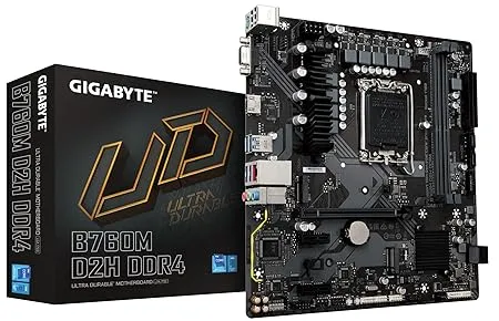 GIGABYTE Motherboard B760M D2H DDR4 MB5984