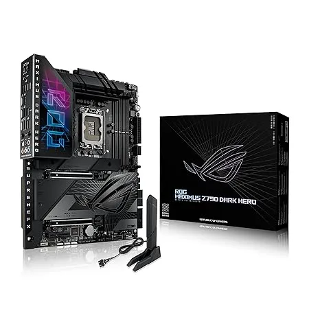 ASUS Rog Maximus Z790 DDR5 Ram Dark Hero (Wifi 7) Lga 1700(Intel13Th&12Th Gen) Atx Gaming Motherboard