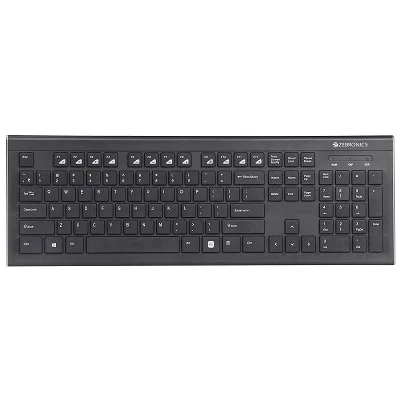 ZEBRONICS DLK01 Wired Keyboard Black