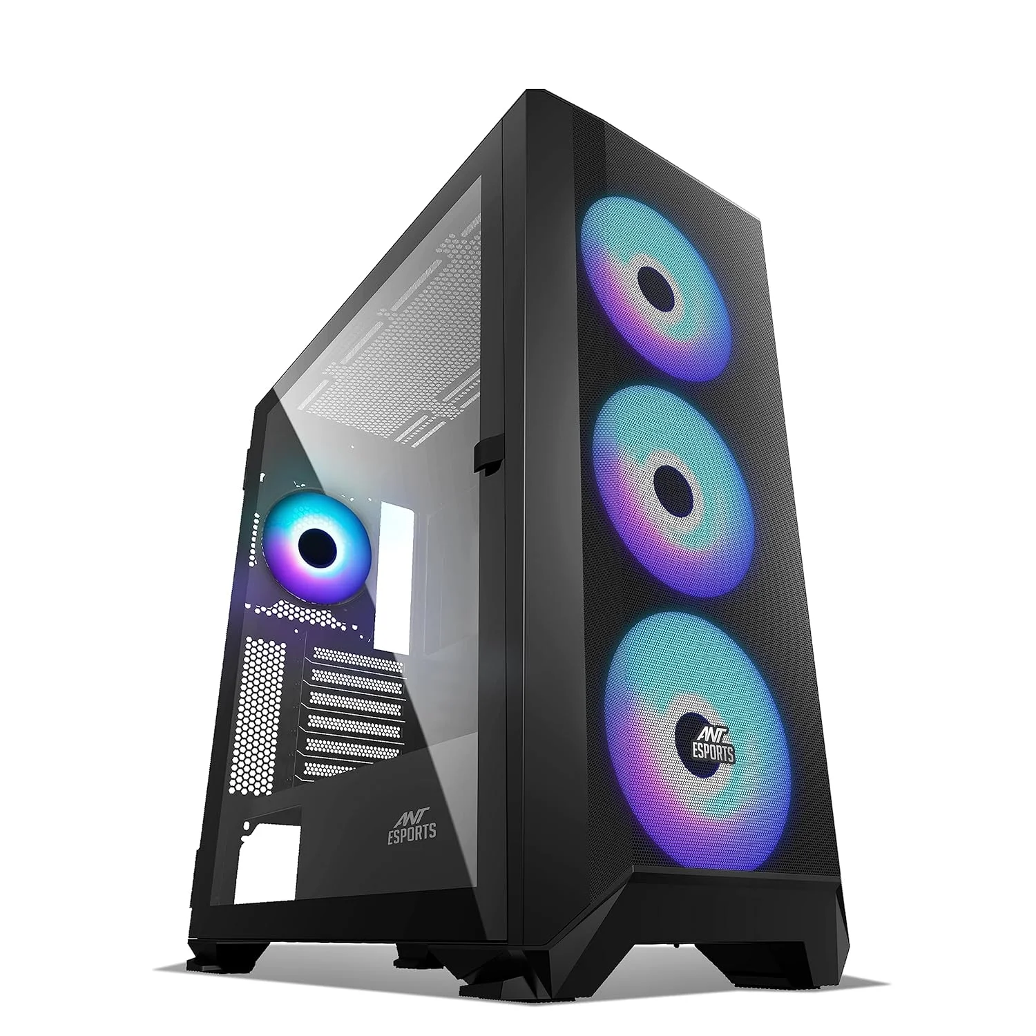 ANT ESPORTS 711 Air Mid Tower ARGB Gaming Cabinet