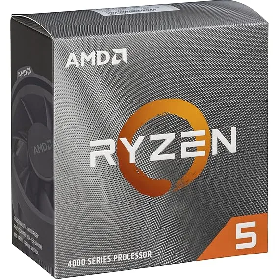 AMD 4000 Series Ryzen 5 4500 Desktop Processor 6 cores 12 Threads 11 MB Cache 3.6 GHz Up to 4.1 GHz AM4 Socket 300, 400, 500 Series Chipset (100-100000644BOX)