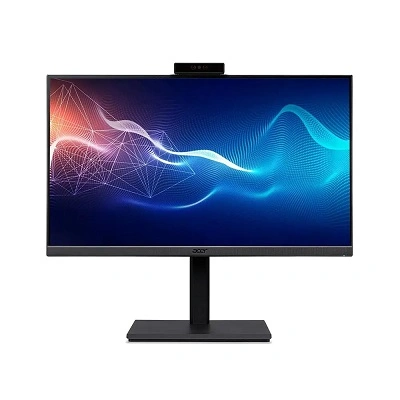 Acer B247Y DE 60.5 cm (23.8") Full HD 1920 X 1080 IPS LCD Monitor with LED Backlight I 5M High Resolution Webcam 2560 x 1920 | 100Hz Refresh Rate I Height Adjustment, Pivot, Tilt & Swivel Features I TUV Eye Safe I HDMI, DP & VGA Ports I Speakers, Black